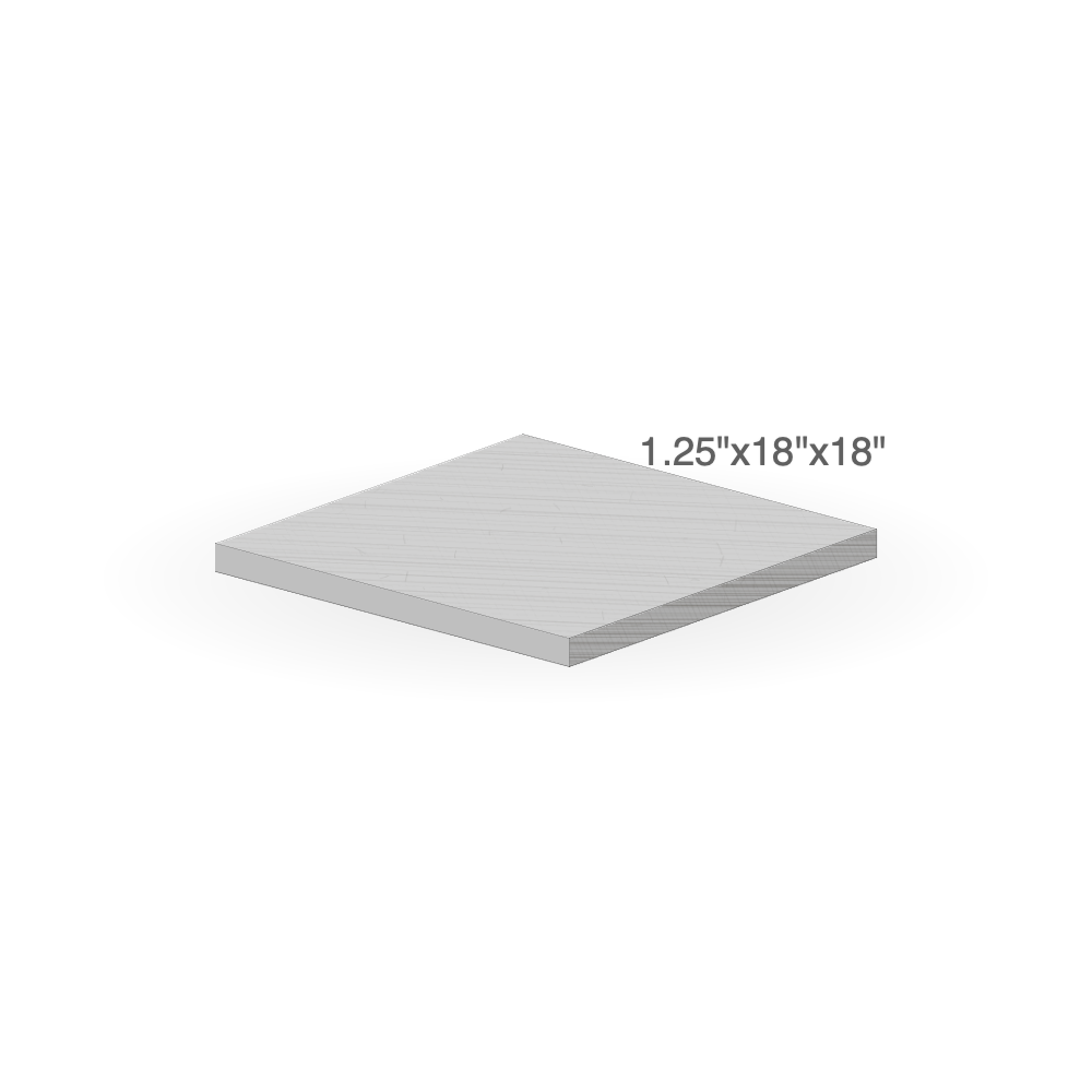 Paver - Dove Sandstone - Natural - Saw Cut - 1-1/4"x18"x18" sketch