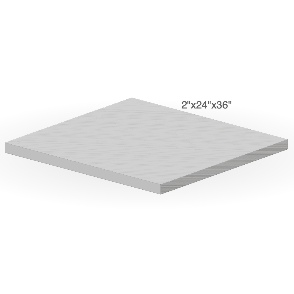 Paver - Indus Gray Limestone - Pavers - Sand Blast - Saw Cut - 2"x24"x36" sketch