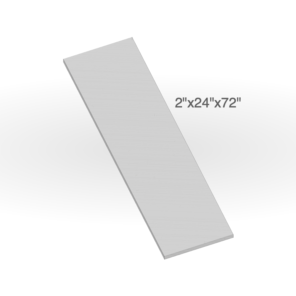 Jumbo Slab - Slate Grey Sandstone - All Sides Rockfaced - 2"x24"x72" sketch