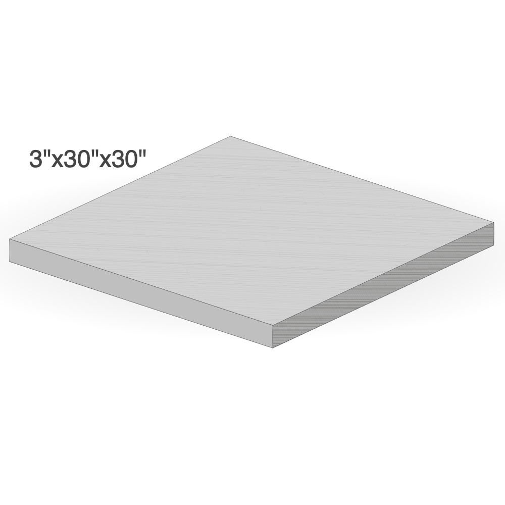 PierCap - Slate Grey Sandstone - 3"x30"x30" sketch