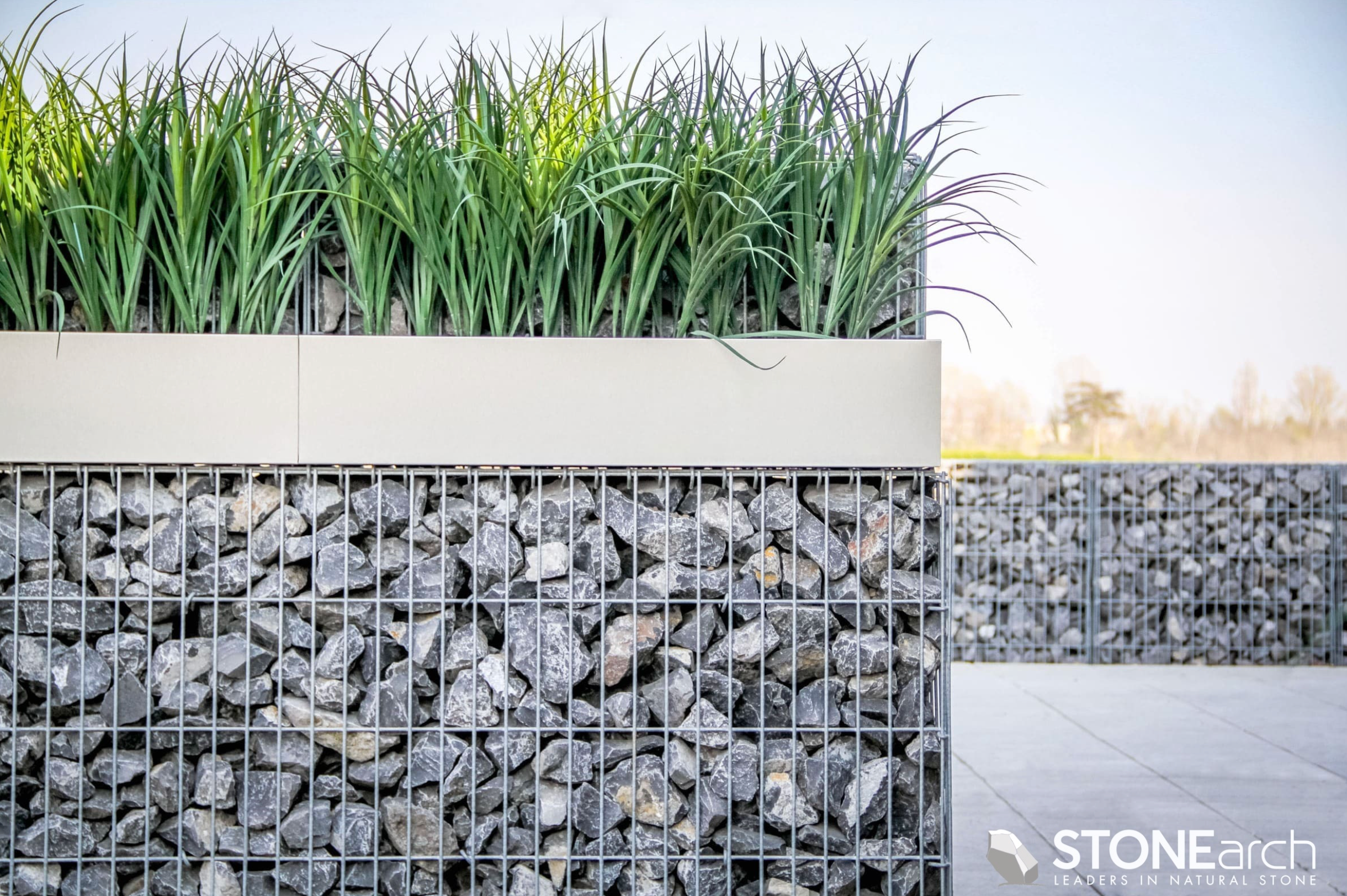 Stone Grid/Gabion Cage Baskets - A - 40x20xH20