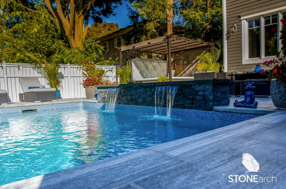 Paver - Alicante Black - Flamed - Saw Cut - 1"x12"x24"