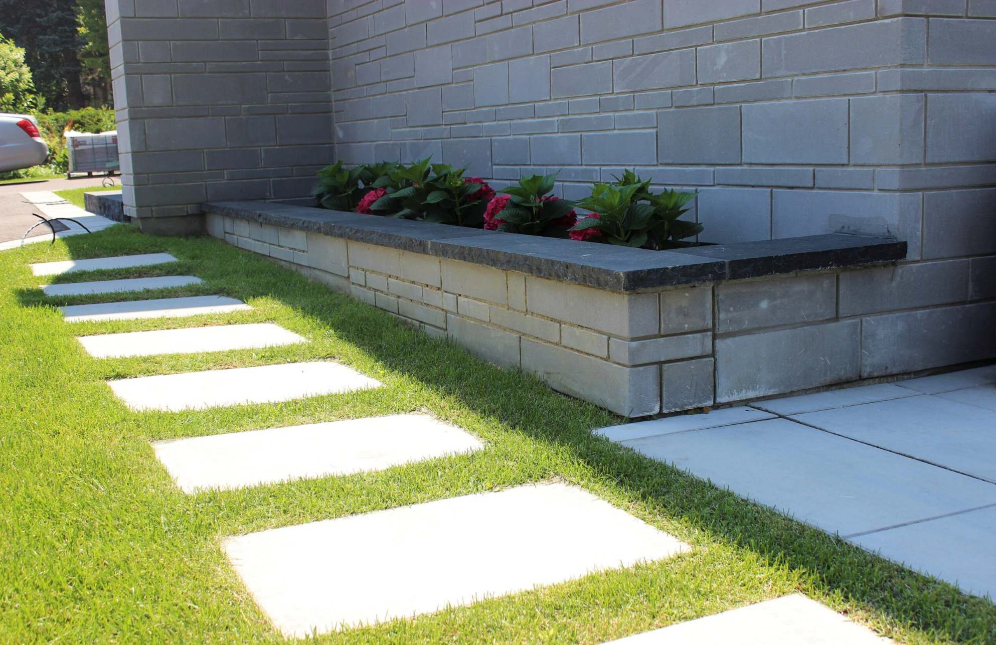 Edge Paver - Antique Grey Limestone - 1"x12"x36"