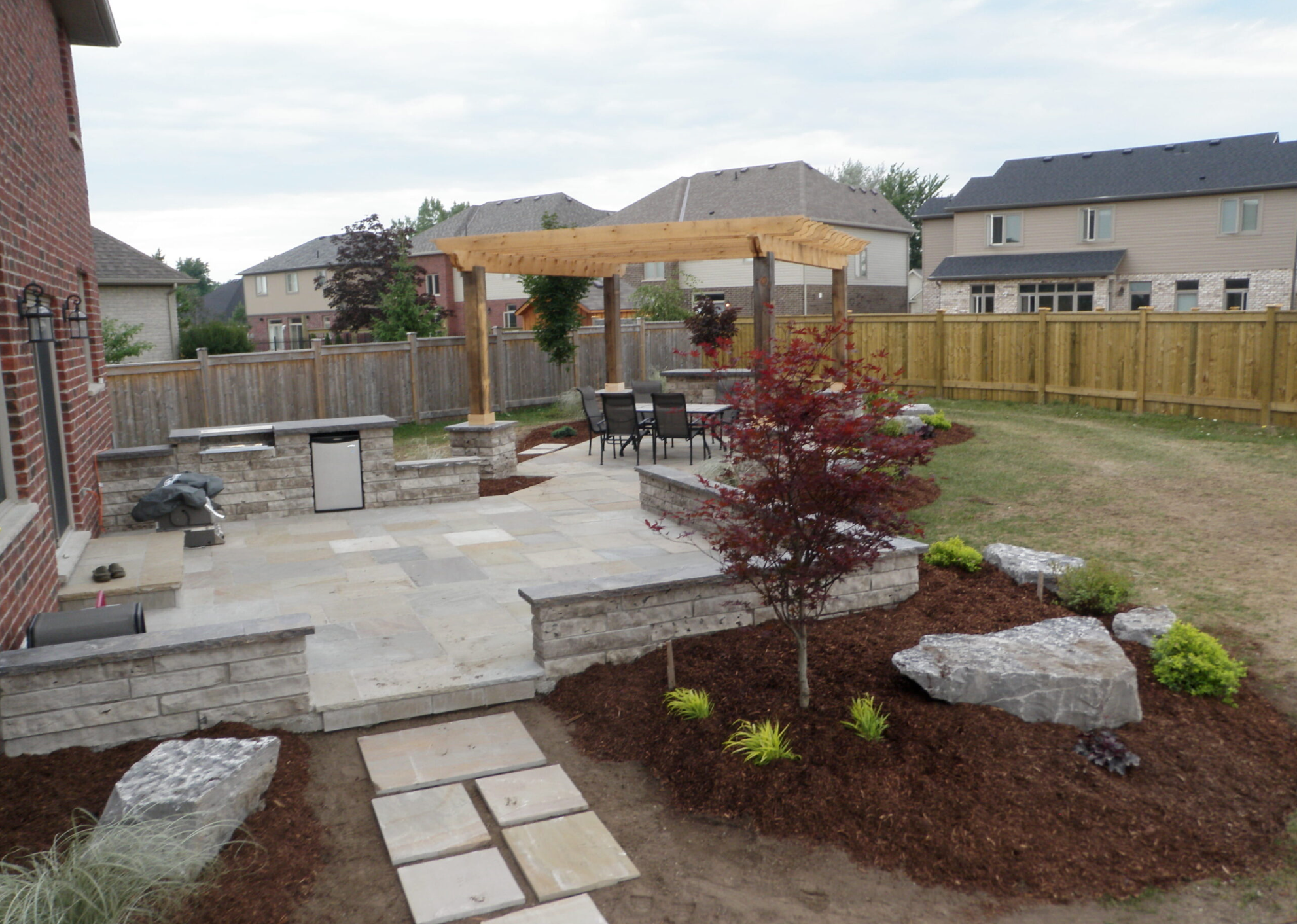Coping - Beige Sandstone - 3 Edges Sawn, 1 Longside Rockfaced - 2"x16"x72"
