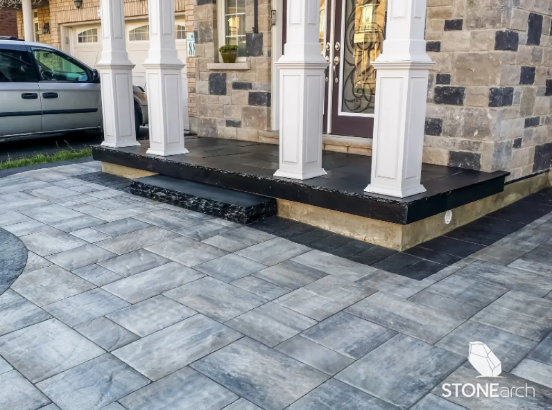 Step - Black Limestone - Natural - Cal - Rock Cut - 6"x16"x60"