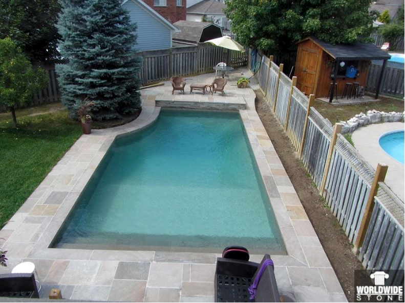 Coping - Bronte Sandstone - 3 Edges Sawn, 1 Longside Rockfaced - 2"x12"x60"