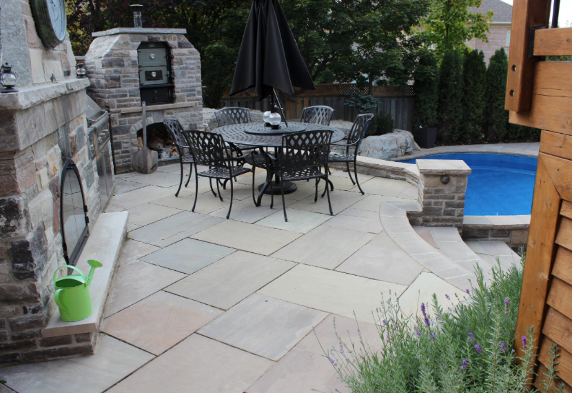 Wall Coping - Bronte Sandstone - All Edges Rockfaced - 2"x14"x60"