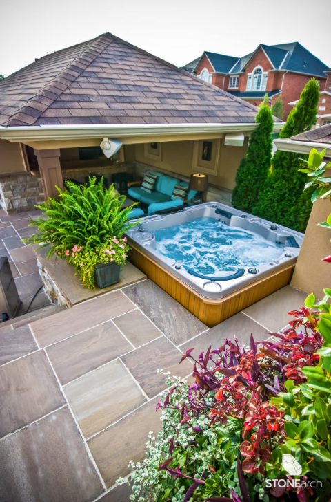 Paver - Brown Sandstone - Natural - Saw Cut - 1" - Combo