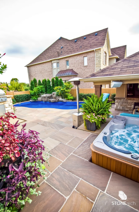 Paver - Brown Sandstone - Natural - Saw Cut - 1-1/4"x18"x24"