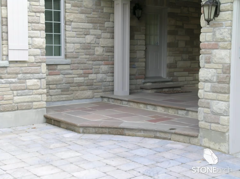 Paver - Brown Sandstone - Natural - Saw Cut - 1-1/4"x12"x12"