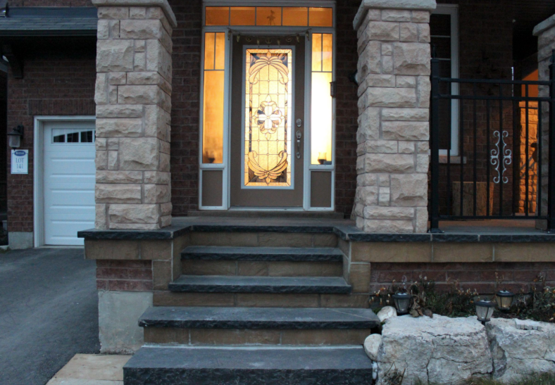 Riser - Desert Sand Sandstone - Natural Edges, M/Cut - 1"x7"x36"
