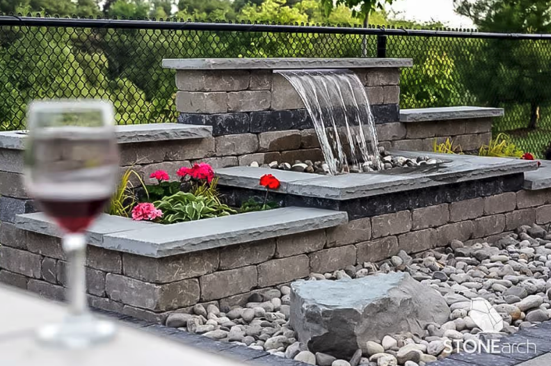 Pier Cap - Dove Sandstone - PierCap - Natural - Rock Cut - 3"x36"x36"