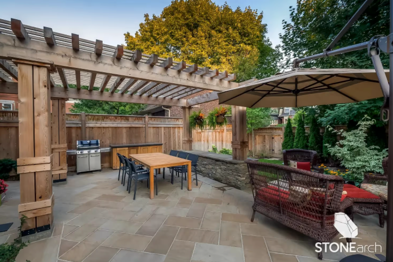 Pier Cap - Flint Sandstone - PierCap - Natural - Rock Cut - 3"x28"x28"