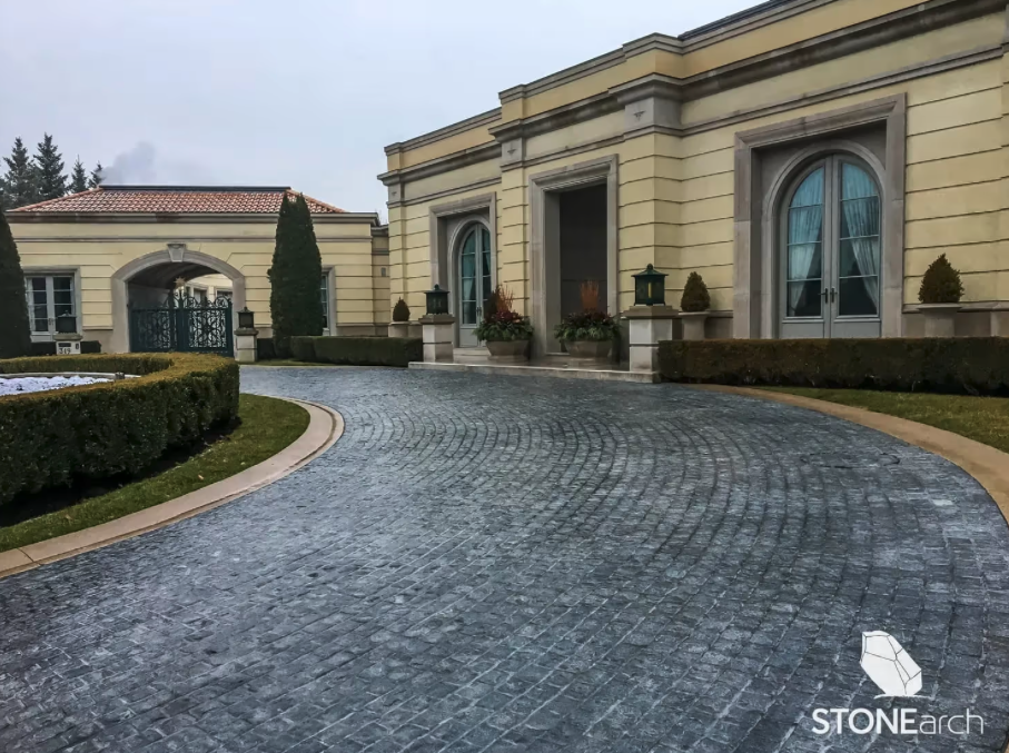 Paver - Gray Granite - Natural - Saw Cut - 1-1/4" - Combo-L