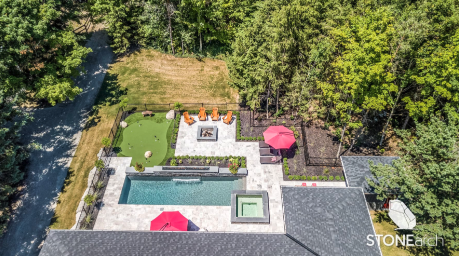 Coping - Gray Mix Travertine - Straight Cut - 2"x14"x48"