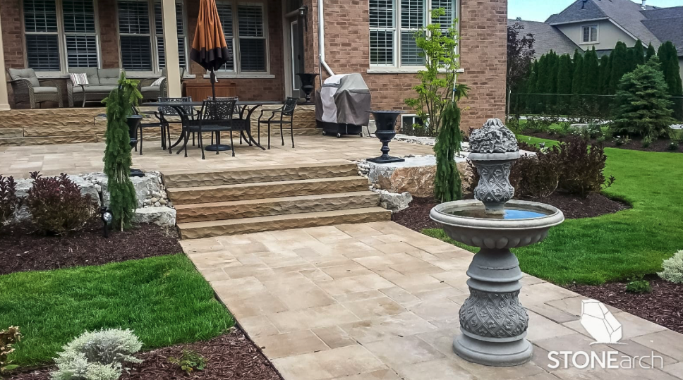 Coping - Gray Mix Travertine - Honed - Saw Cut - 2"x12"x48"