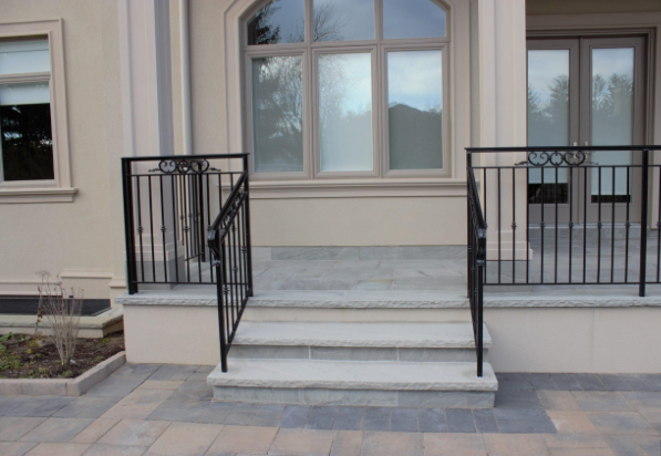 Coping - Grey Sandstone - 3 Edges Sawn, 1 Longside Rockfaced - 2"x12"x60"