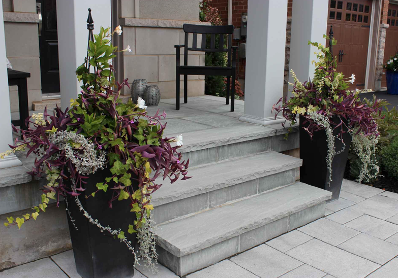 Coping - Grey Sandstone - 3 Edges Sawn, 1 Longside Rockfaced - 2"x12"x60"