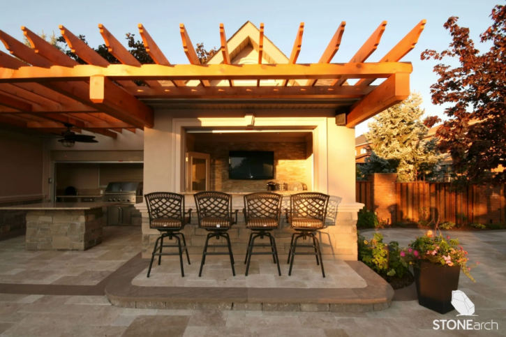 Coping - Ivory MixTravertine - Straight Cut - 2"x14"x48"