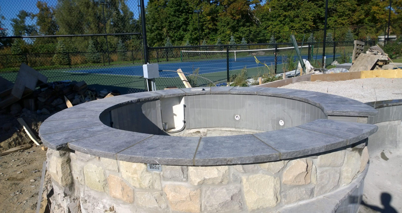 Step - Kota Black Limestone - 3 Edges Rockfaced, 1 Longside Sawn - 6"x12"x60"