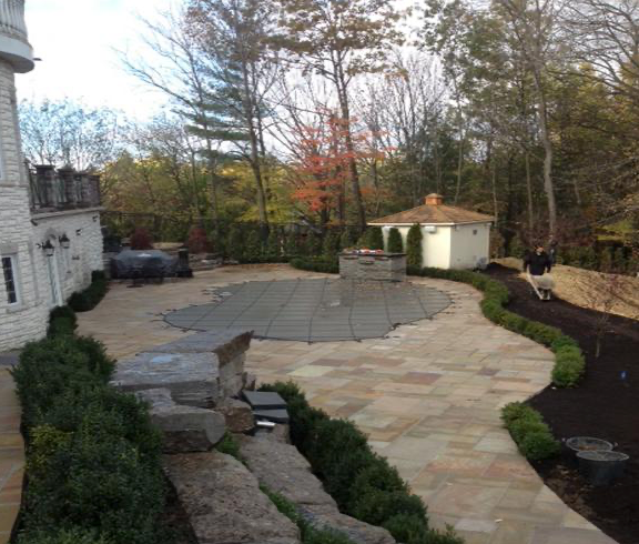Coping - Lavender Sandstone - 3 Edges Sawn, 1 Longside Rockfaced - 2"x16"x48"