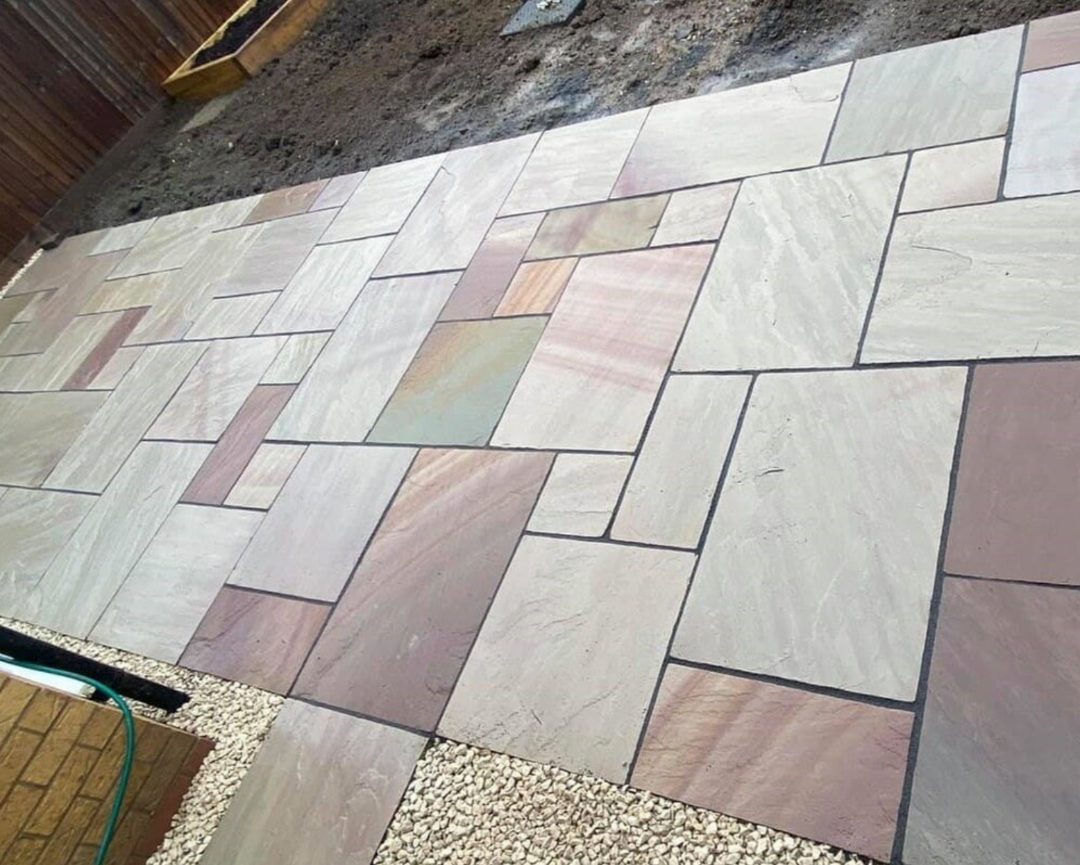 Coping - Lavender Sandstone - 3 Edges Sawn, 1 Longside Rockfaced - 2"x12"x60"