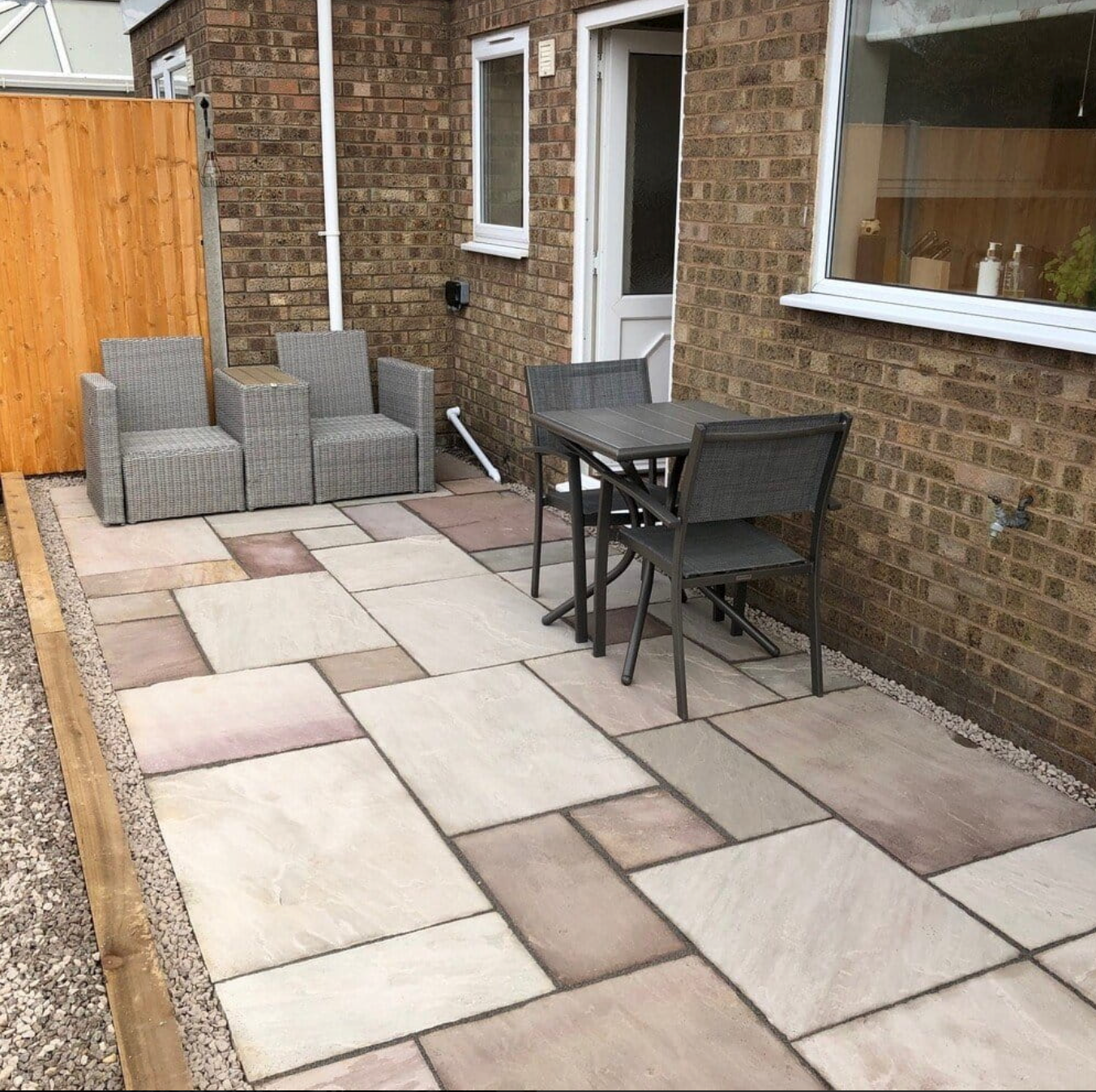 Coping - Lavender Sandstone - 3 Edges Sawn, 1 Longside Rockfaced - 2"x16"x60"