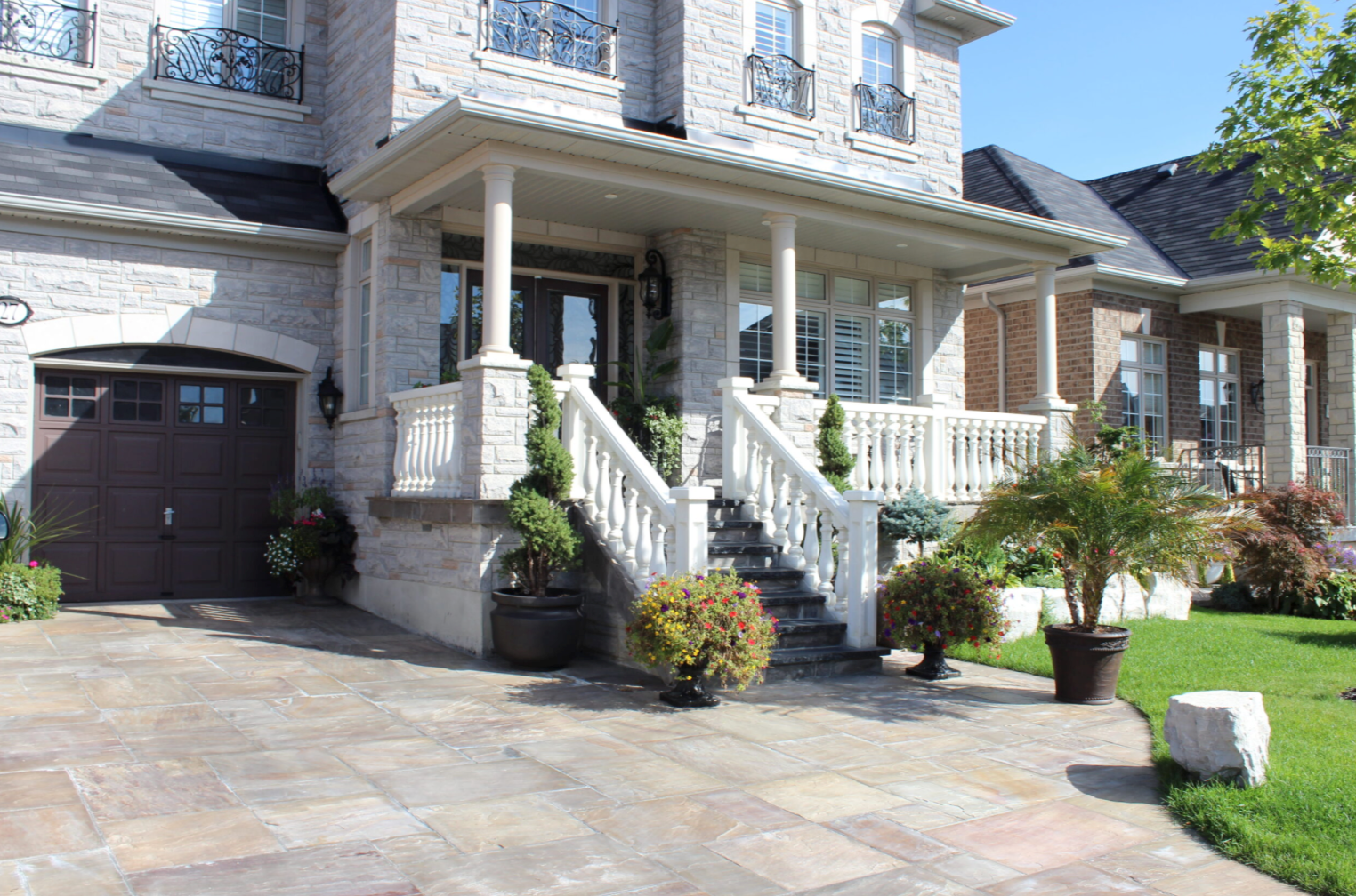 Coping - Lavender Sandstone - 3 Edges Sawn, 1 Longside Rockfaced - 2"x12"x60"