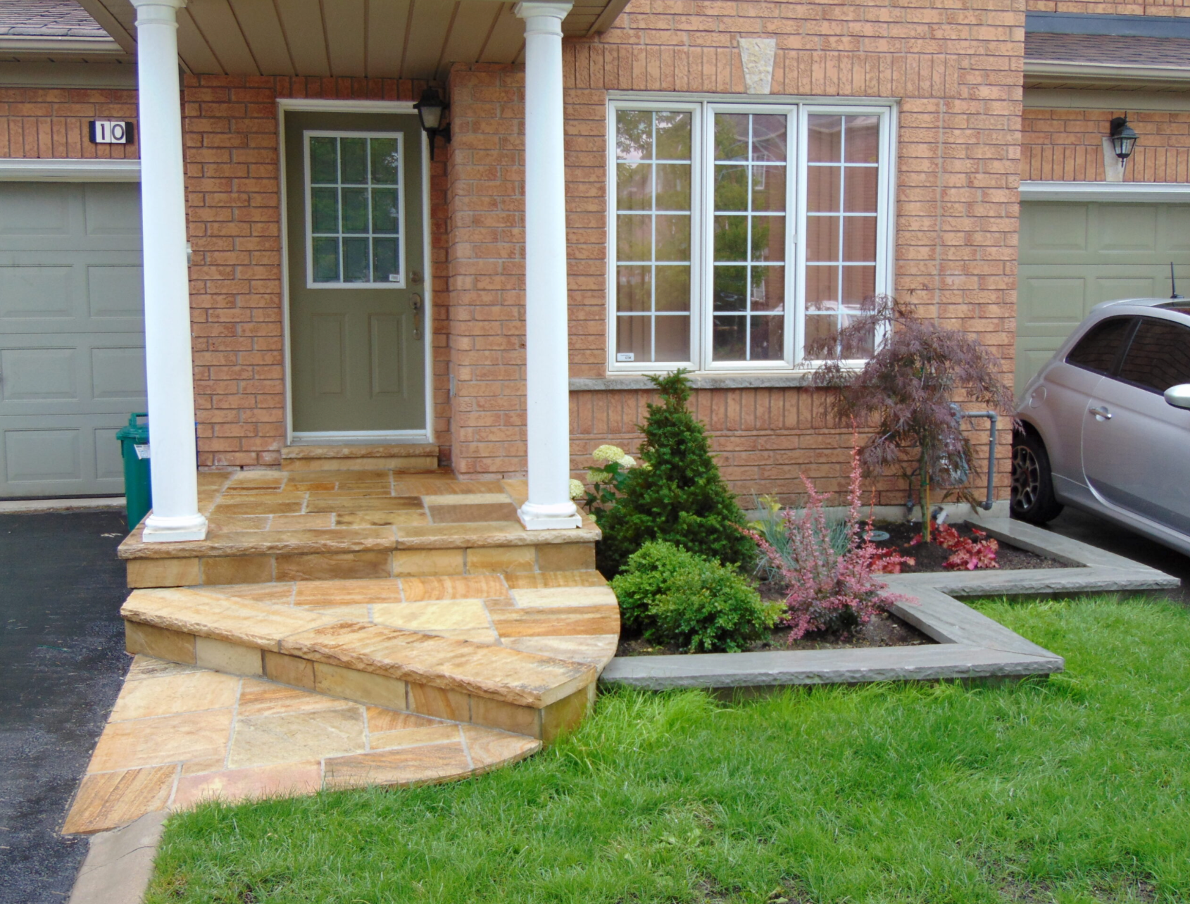 Coping - Mint Sandstone - 3 Edges Sawn, 1 Longside Rockfaced - 2"x12"x60"