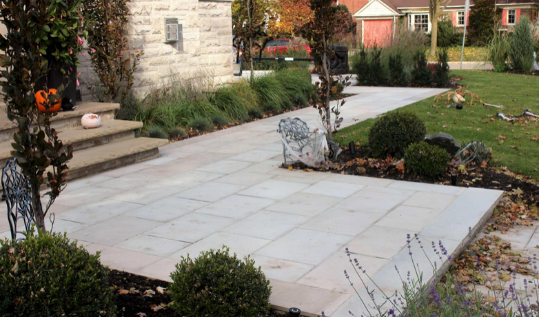 Coping - Misty Grey Sandstone - 3 Edges Sawn, 1 Longside Rockfaced - 2"x12"x48"