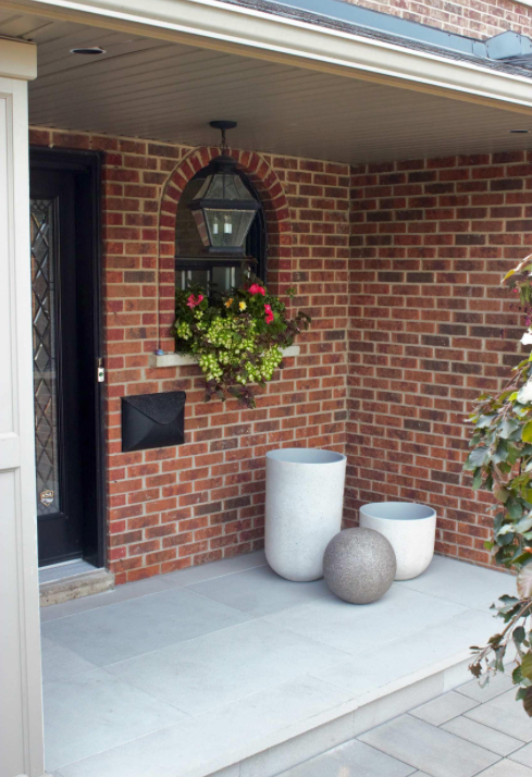 Coping - Misty Grey Sandstone - 3 Edges Sawn, 1 Longside Rockfaced - 2"x12"x48"