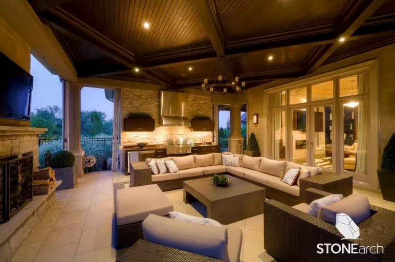 Paver - Moderno Beige - Sand Blast - Saw Cut - 1-1/4"x24"x36"