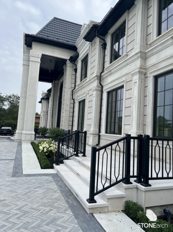 Paver - Moderno Beige - Sand Blast - Saw Cut - 1-1/4"x12"x24"