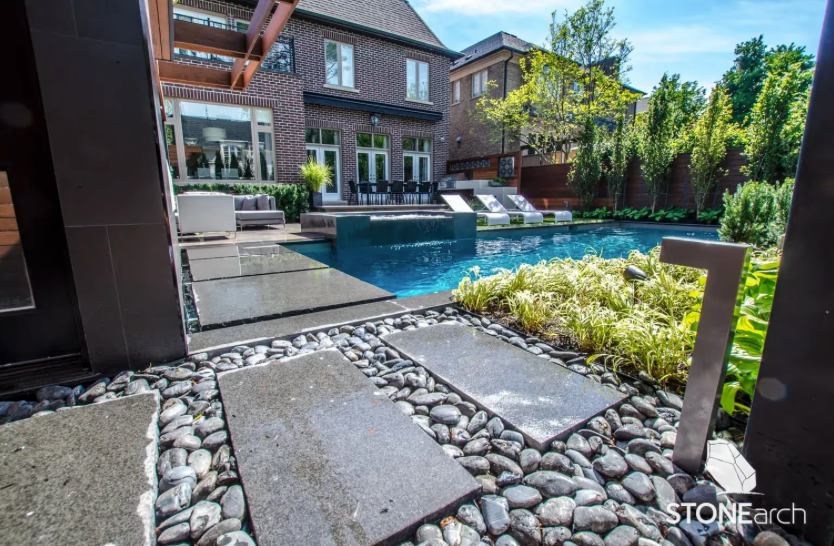 Pebbles - Black Granite/Basalt - Polished - 2-3" (1 Ton Bag)