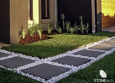 Pebbles - White - Pebbles - Unpolished - 2-3" (1 Ton Bag)