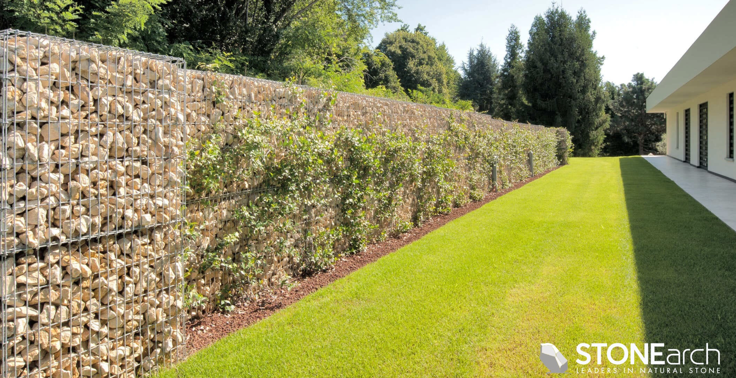 Stone Grid/Gabion Cage Baskets - C - 40x10xH20