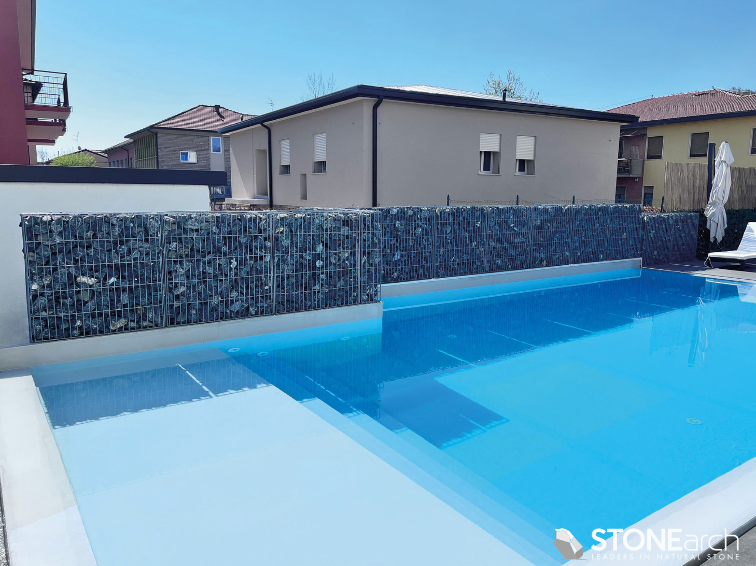Stone Grid/Gabion Cage Baskets - C - 40x10xH20