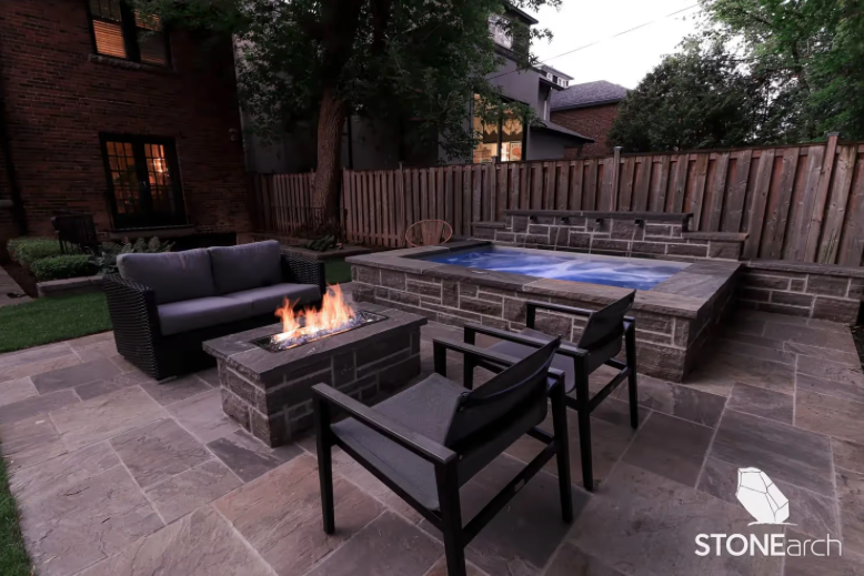 Paver - Saga Sandstone - Natural - Saw Cut - 1" - Combo