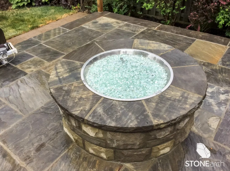 Paver (1") - Saga Sandstone - Natural - Saw Cut - 1x12x24
