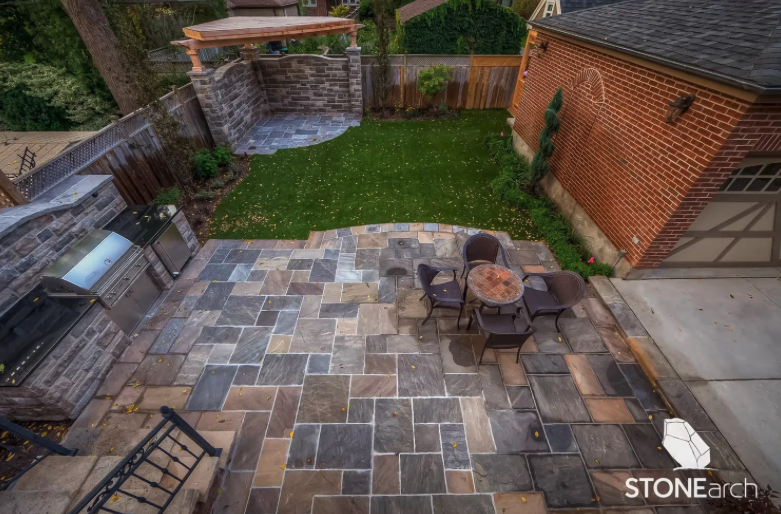 Paver - Saga Sandstone - Natural - Saw Cut - 1-1/4" - Combo