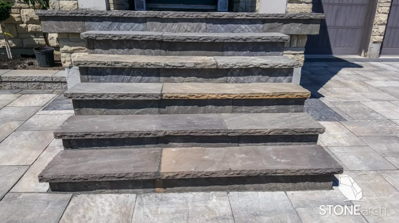 Paver (1") - Saga Sandstone - Natural - Saw Cut - 1x12x24