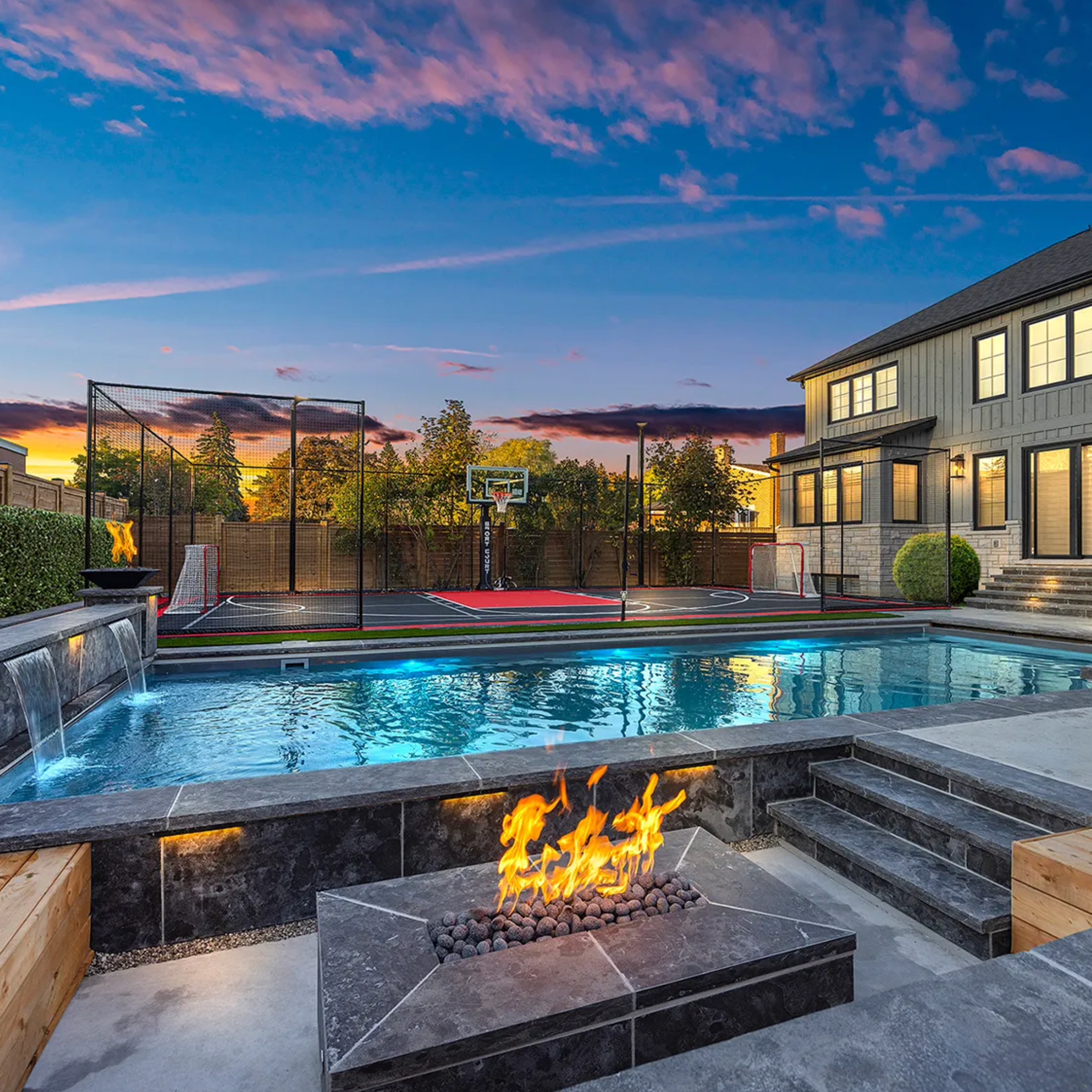 Curb - SilverValley - Flamed & Antique - Rock Cut - 7"x6"x48"