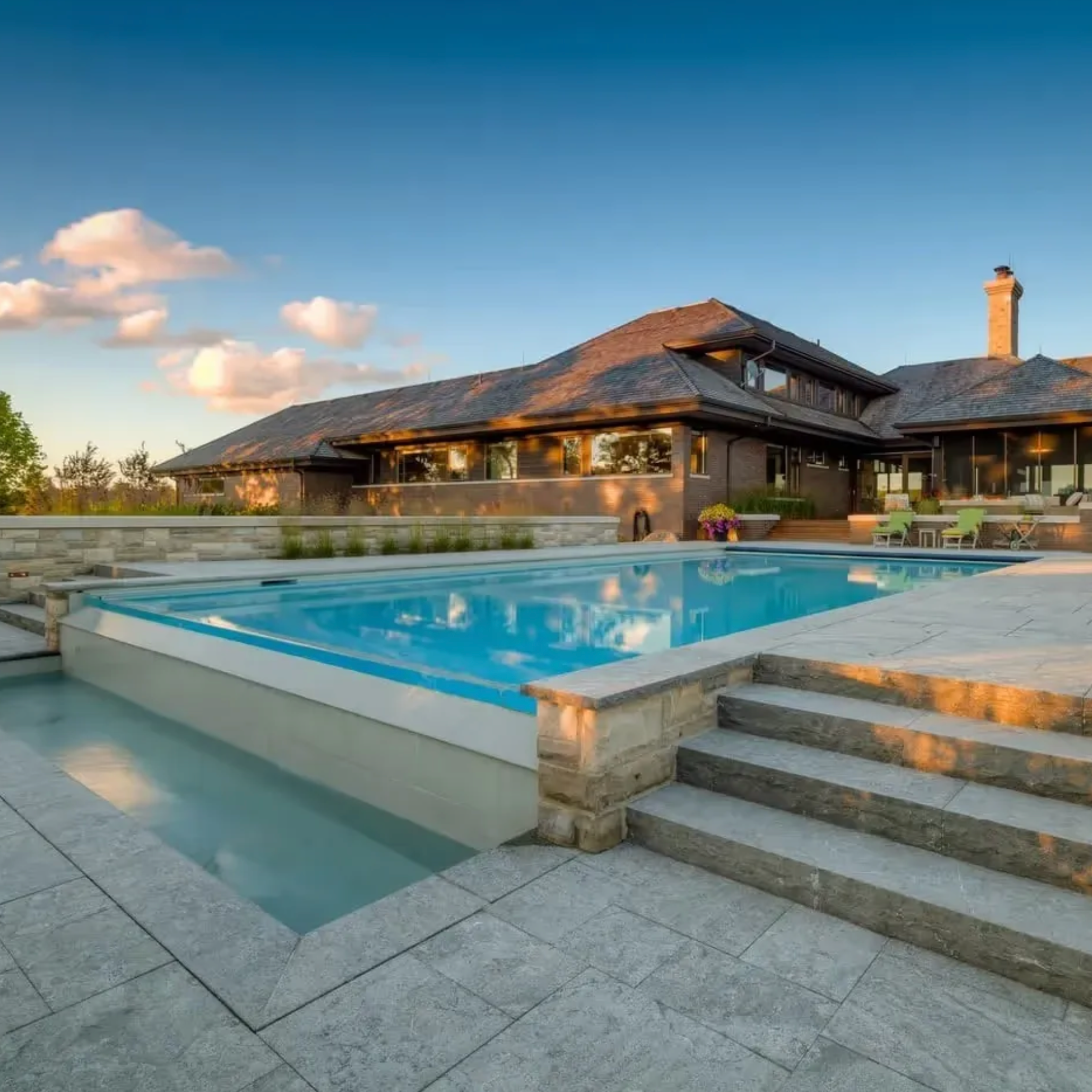 Paver - Silver Valley - Flamed - Saw Cut - 1"x12"x18"