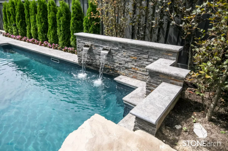 Coping (Wall - SC) - Silver Valley Limestone - Straight - Saw Cut - 2"x14"x48"