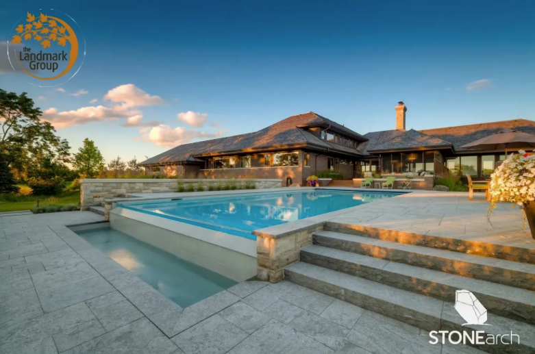 Coping (Pool) - SilverValley - Bullnose - Flamed - 2"x12"x48"