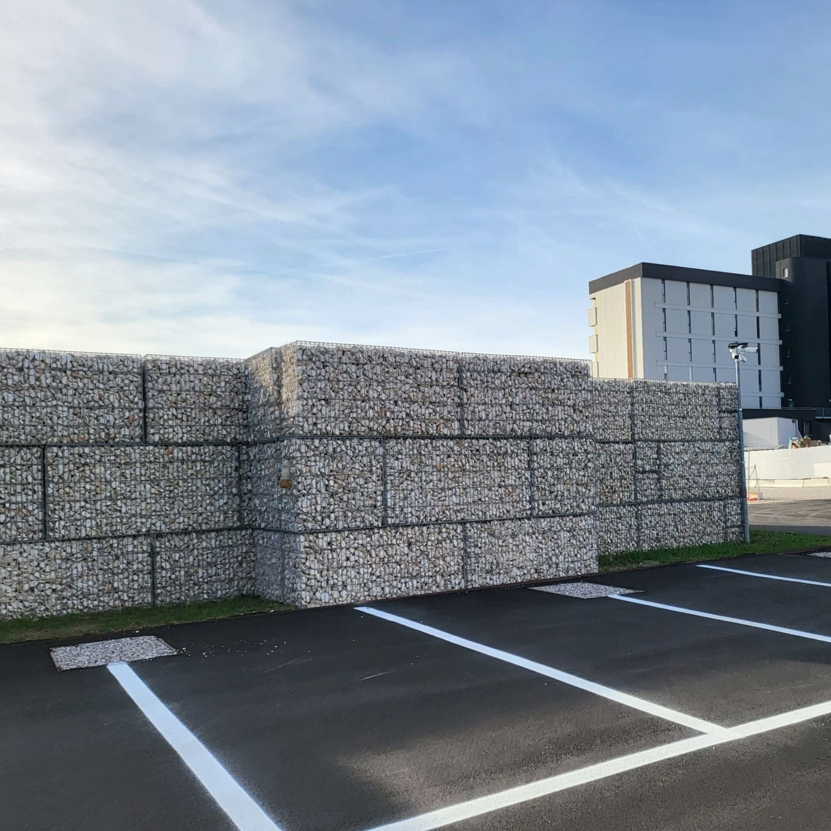 Stone Grid/Gabion Cage Baskets - C - 40x10xH20