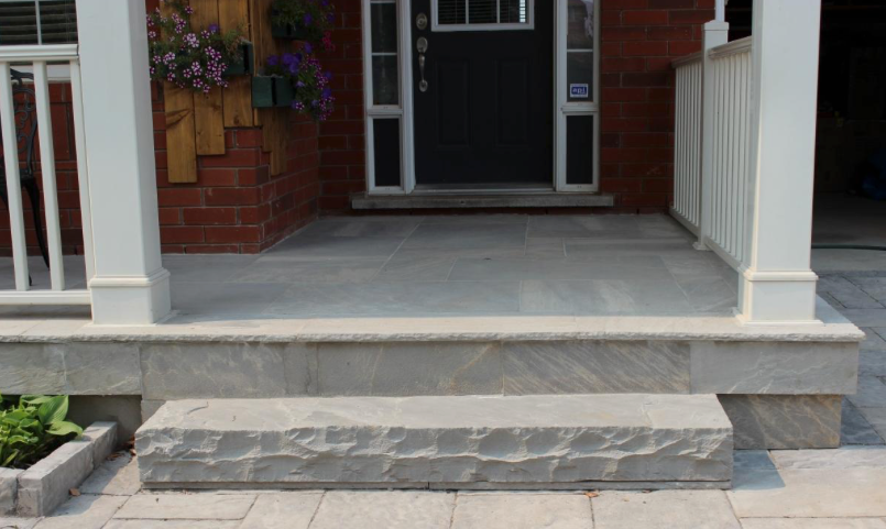 Coping - Venetian Mist Sandstone - 3 Edges Sawn, 1 Longside Rockfaced - 2"x16"x60"
