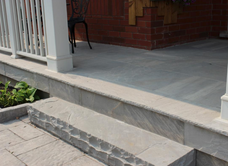 Coping - Venetian Mist Sandstone - 3 Edges Sawn, 1 Longside Rockfaced - 2"x14"x60"