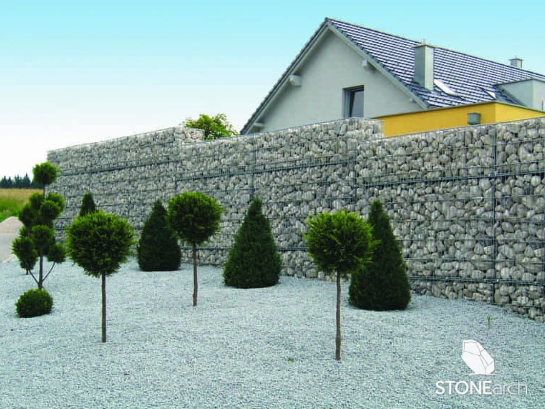 Stone Grid/Gabion Cage Baskets - A - 40x20xH20