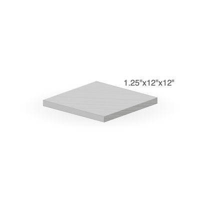 Paver - WhiteStar Granite - Flamed - Saw Cut - 1-1/4"x12"x12" sketch
